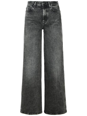 7 For All Mankind 'Lotta Night' Black Denim Jeans - 7 FOR ALL MANKIND - BALAAN 1