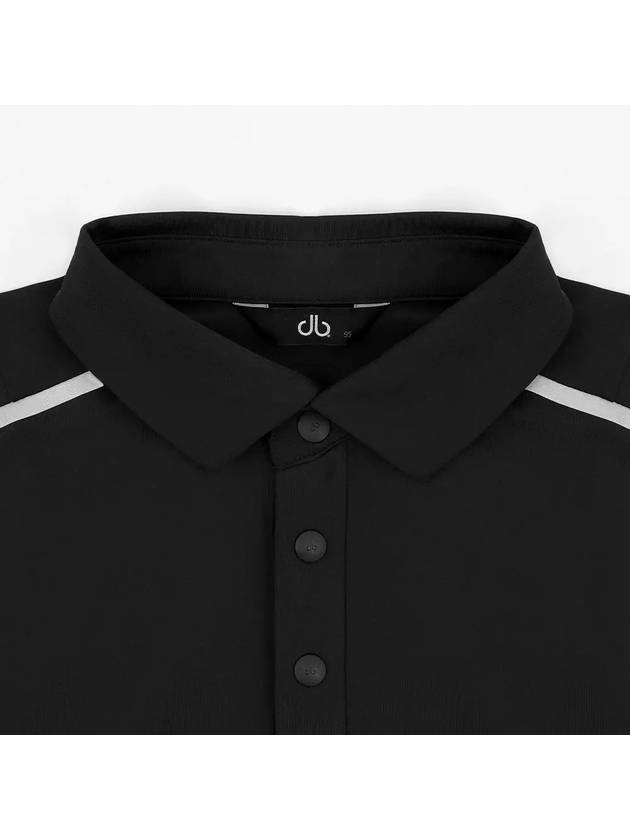 Drew Spring Slit Modified Collar T-shirt DM41LT36BLACK - DRUH GOLF - BALAAN 3