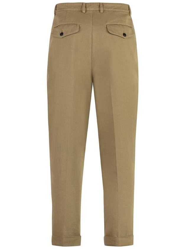 Dondup Adam Stretch Cotton Chino Trousers - DONDUP - BALAAN 2