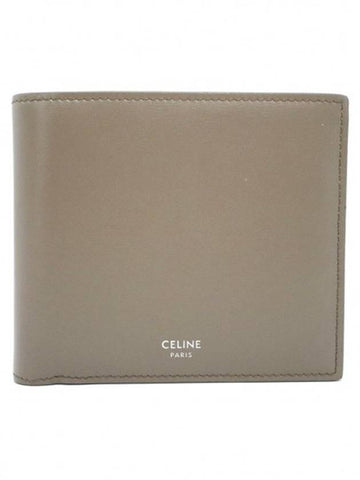 Women s Celine 10C873FFO Taupe Gray Calfskin Brilliant Coin Ring Wallet gt Half Gangbuk used luxury goods - CELINE - BALAAN 1