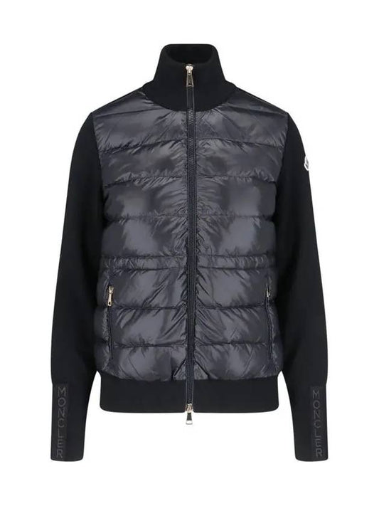 logo knit mix padded jacket 9B000 46 M1131 999 - MONCLER - BALAAN 2