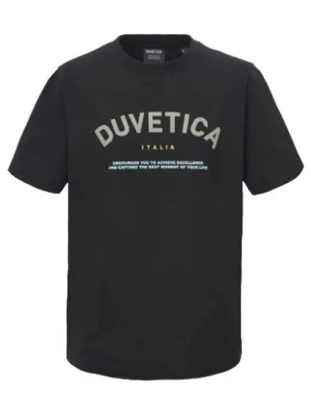 Hoe black women s short sleeved t shirt - DUVETICA - BALAAN 1