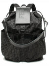 FF jacquard fabric drawstring backpack - FENDI - BALAAN 8