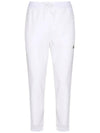 Jersey Jogging Fragment Casual Track Pants White - MONCLER - BALAAN 1