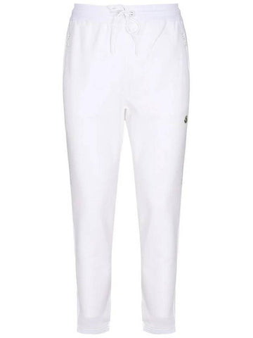 Jersey Jogging Fragment Casual Track Pants White - MONCLER - BALAAN 1