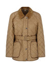 Diamond Quilted Nylon Jacket Beige - BURBERRY - BALAAN 3