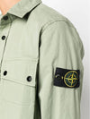 Men's Wappen Patch Long Sleeve Shirt Green - STONE ISLAND - BALAAN 7