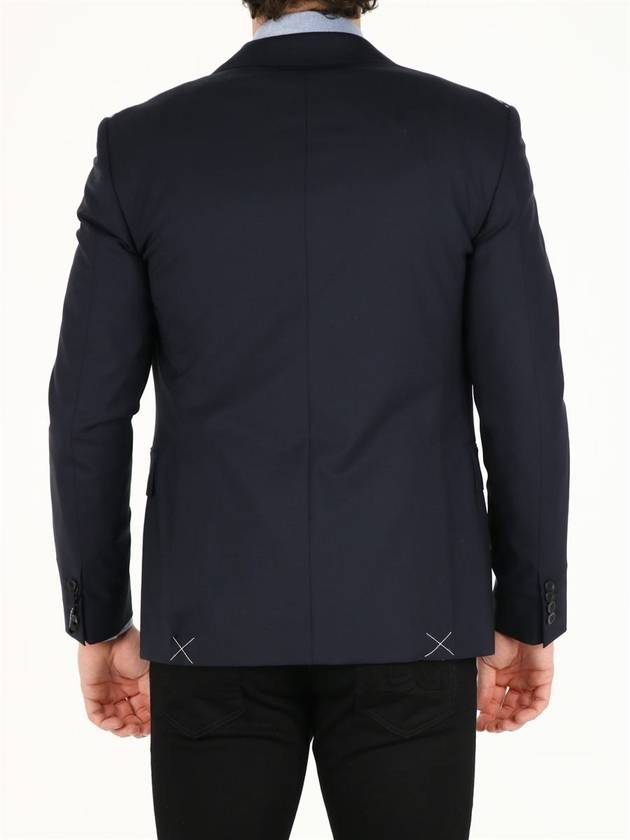 Blue Wool Jacket - TONELLO - BALAAN 4