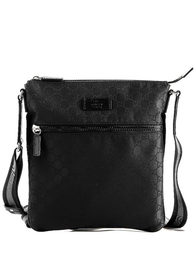 Microsima Logo Nylon Cross Bag Black - GUCCI - BALAAN 2