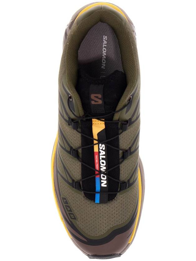 XT 6 Gore Tex Low Top Sneakers Olive Night - SALOMON - BALAAN 3