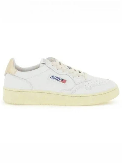 Medalist Low Top Sneakers Beige White - AUTRY - BALAAN 2