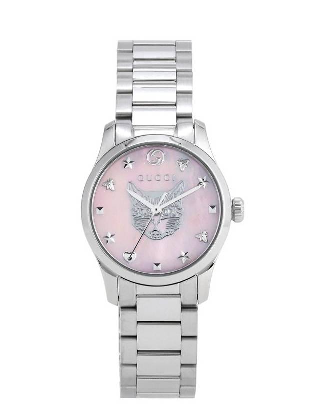 G Timeless Swiss Watch 27mm Silver Pink - GUCCI - BALAAN 2