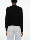 Boke Flower Wool Cardigan Black - KENZO - BALAAN 5