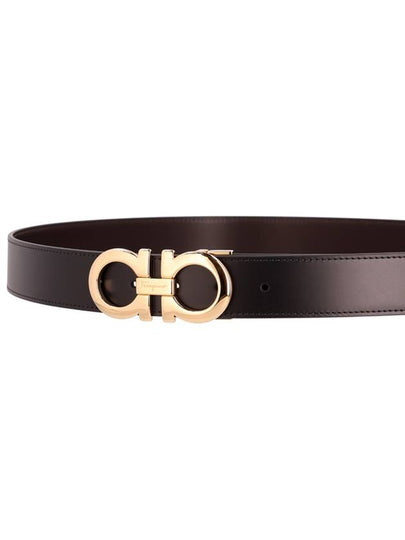 REVERSIBLE AND ADJUSTABLE GANCINI BELT - SALVATORE FERRAGAMO - BALAAN 2