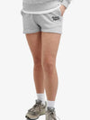 Handwriting Regular Jogger Shorts Grey - MAISON KITSUNE - BALAAN 4