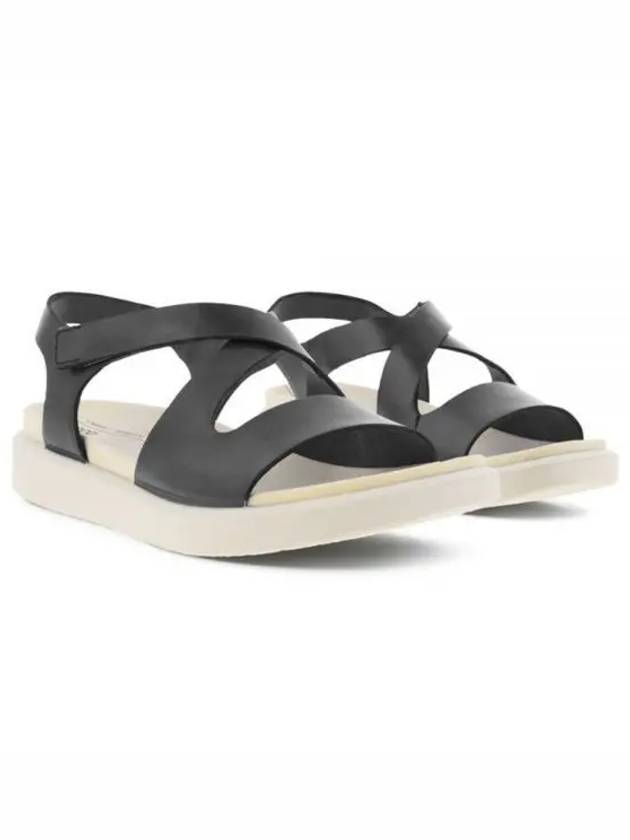 Flowt Sandals Black - ECCO - BALAAN 1