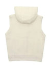 Women’s MIX Padding Vest 2032LXVCIVORY - BLACK&WHITE - BALAAN 2