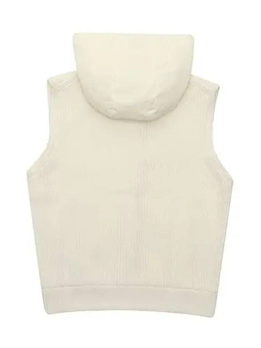 Women’s MIX Padding Vest 2032LXVCIVORY - BLACK&WHITE - BALAAN 2