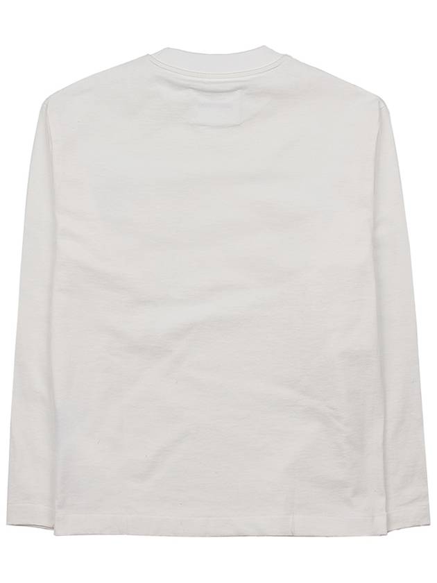 Logo Print Cotton Sweatshirt White - JIL SANDER - BALAAN 3