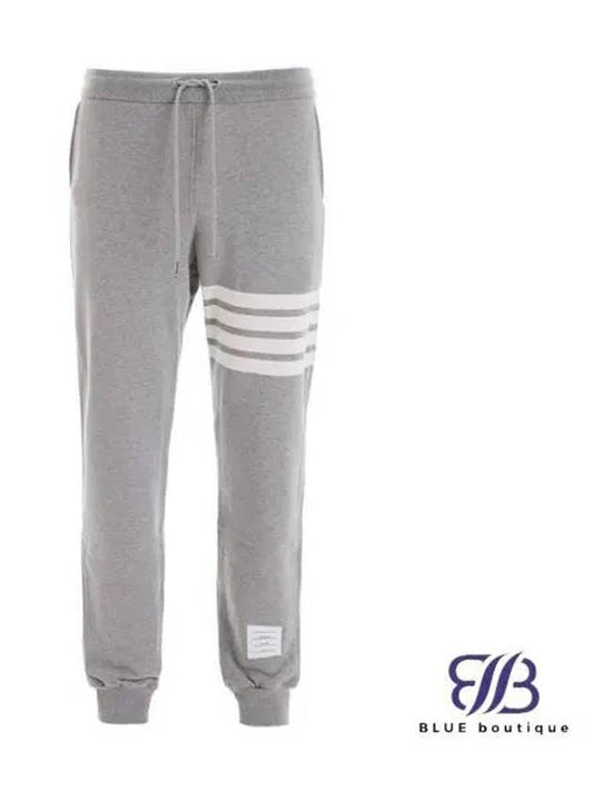 Men's Classic Loopback Engineered 4-Bar Sweatpants Light Grey - THOM BROWNE - BALAAN 2