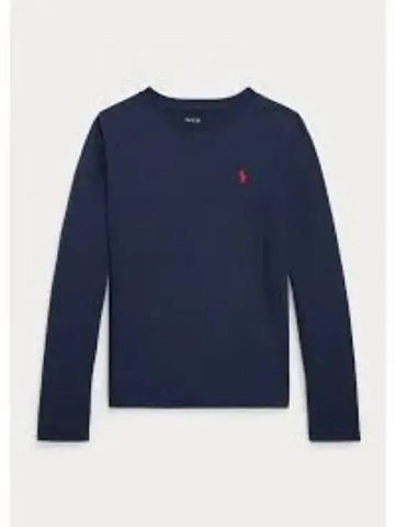 30 points classic fit jersey long sleeve t shirt navy - POLO RALPH LAUREN - BALAAN 1