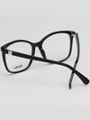 Glasses Frame MM5023 001 Men Women Horn Frame - MAX MARA - BALAAN 4