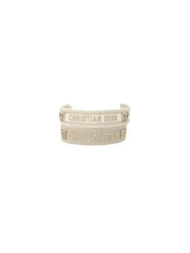 Dior logo embroidered bracelet set B2264WOMMT 301 - DIOR - BALAAN 1