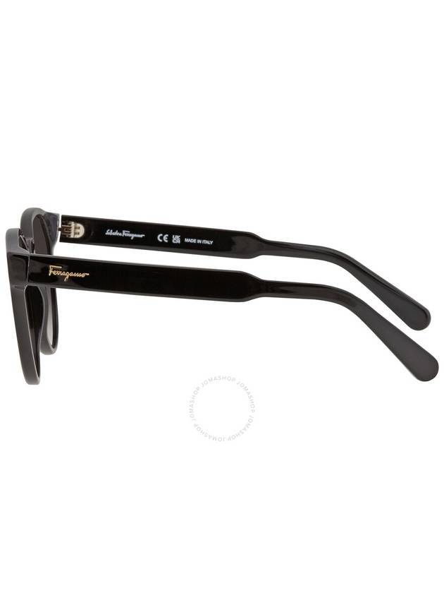 Gradient Round Sunglasses Black - SALVATORE FERRAGAMO - BALAAN 4