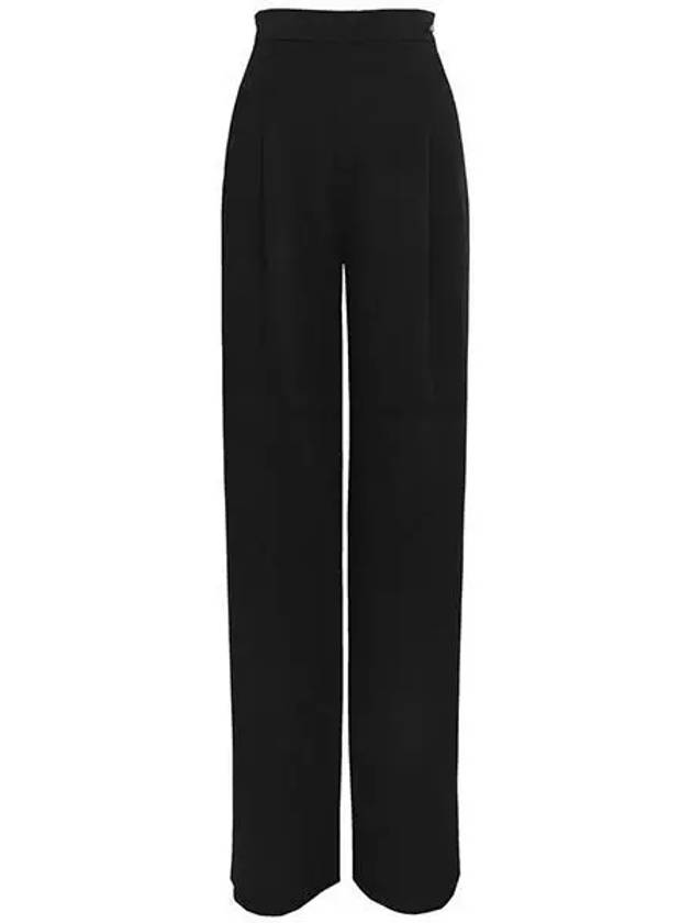 Black PALLIDA straight pants 015 1210459 - MAX MARA - BALAAN 1