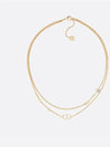 Petit CD Double Necklace Gold - DIOR - BALAAN 2