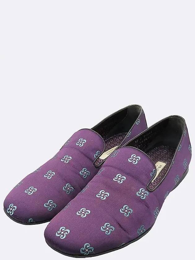 Purple color men s slip on loafers 7 250MM - PRADA - BALAAN 6