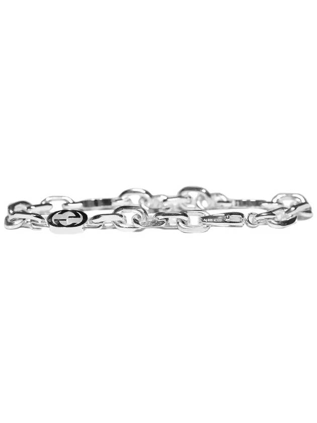 Interlocking G Chain Bracelet Silver - GUCCI - BALAAN 3