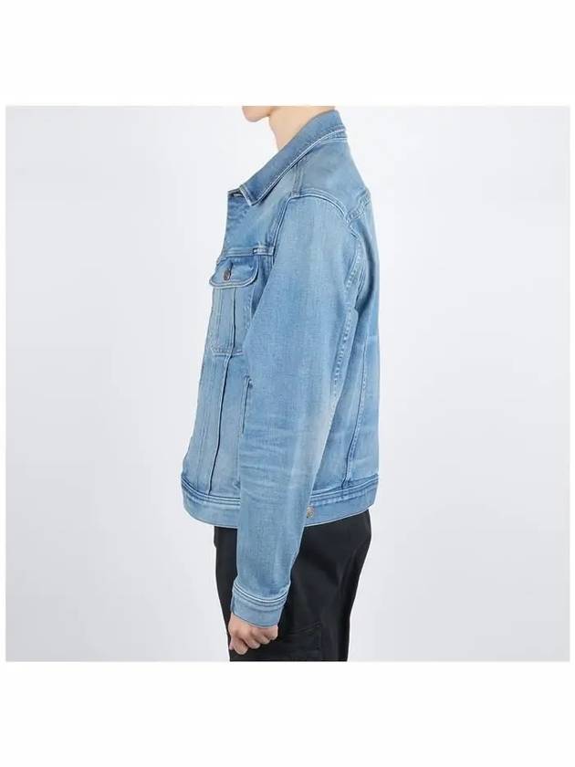 Cotton Washed Denim Jacket Blue - TOM FORD - BALAAN 4