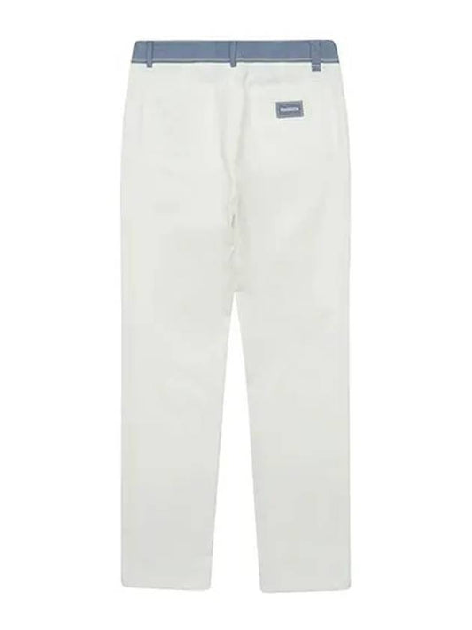 Spring Linen Mix Basic Fit 10's Pants 5033LZWPWHITE - BLACK&WHITE - BALAAN 2