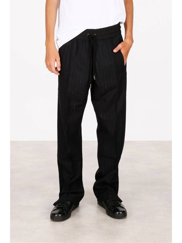 Palm Angels pinstripe OPEN SIDE trousers - PALM ANGELS - BALAAN 2