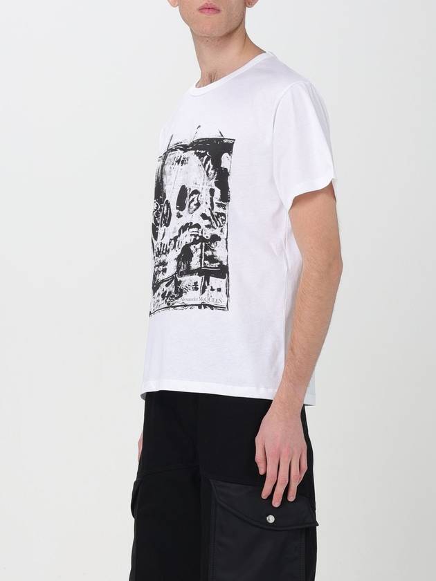 T-shirt Alexander McQueen con stampa teschio - ALEXANDER MCQUEEN - BALAAN 4