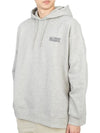 Logo Printing Hoodie Grey - GANNI - BALAAN.