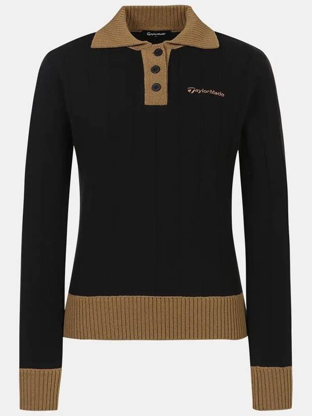 Women s collar color combination point knit TWSRM7122 199 - TAYLORMADE - BALAAN 2