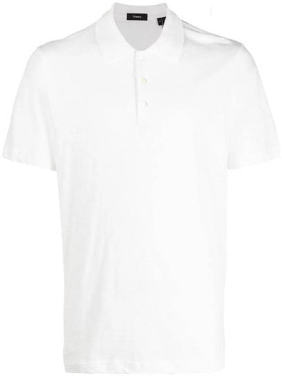 Bronn Cotton Short Sleeve Polo Shirt White - THEORY - BALAAN 2