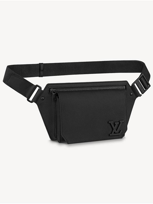 Takeoff LV Aerogram Sling Belt Bag Black - LOUIS VUITTON - BALAAN 2