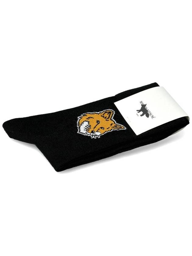 Foxhead Socks LM06407KT0010 BLACK - MAISON KITSUNE - BALAAN 3