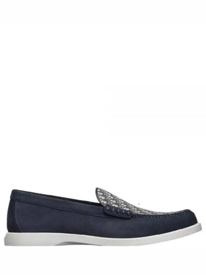 Granville Suede Loafers Blue Beige - DIOR - BALAAN 2