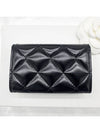 Cambon 24K Snap Flap Lambskin Black Card Wallet AP4263 - CHANEL - BALAAN 3