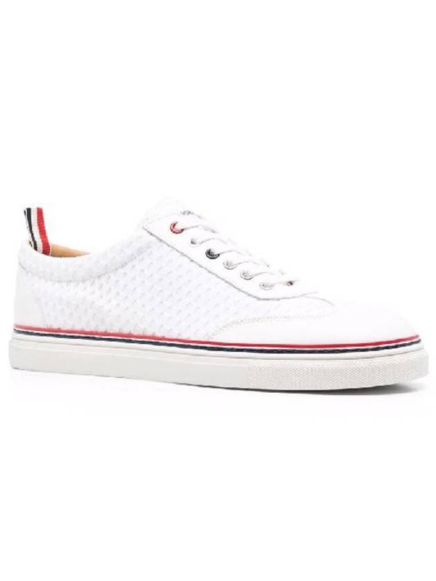 Men's Heavy Athletic Low Top Sneakers White - THOM BROWNE - BALAAN 3