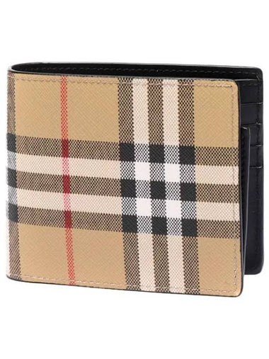 vintage check bifold wallet - BURBERRY - BALAAN 1