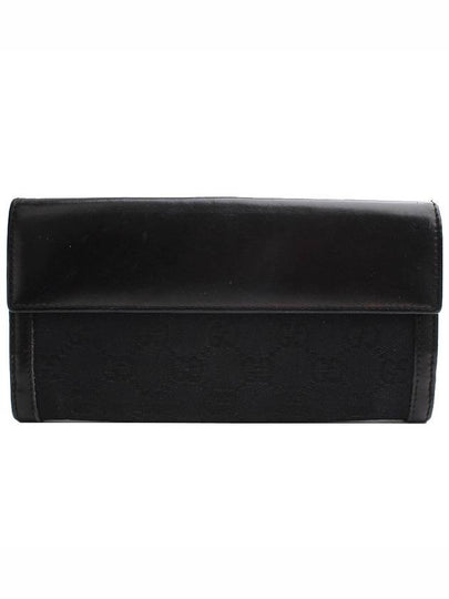 Cima black jacquard long wallet - GUCCI - BALAAN 2