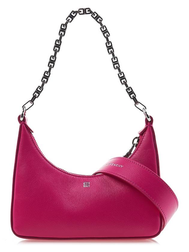 Moon Cut-out Chain Small Shoulder Bag Pink - GIVENCHY - BALAAN 4