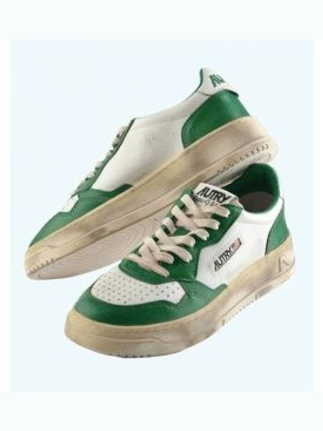 Medalist Super Vintage Low Top Sneakers Green - AUTRY - BALAAN 2