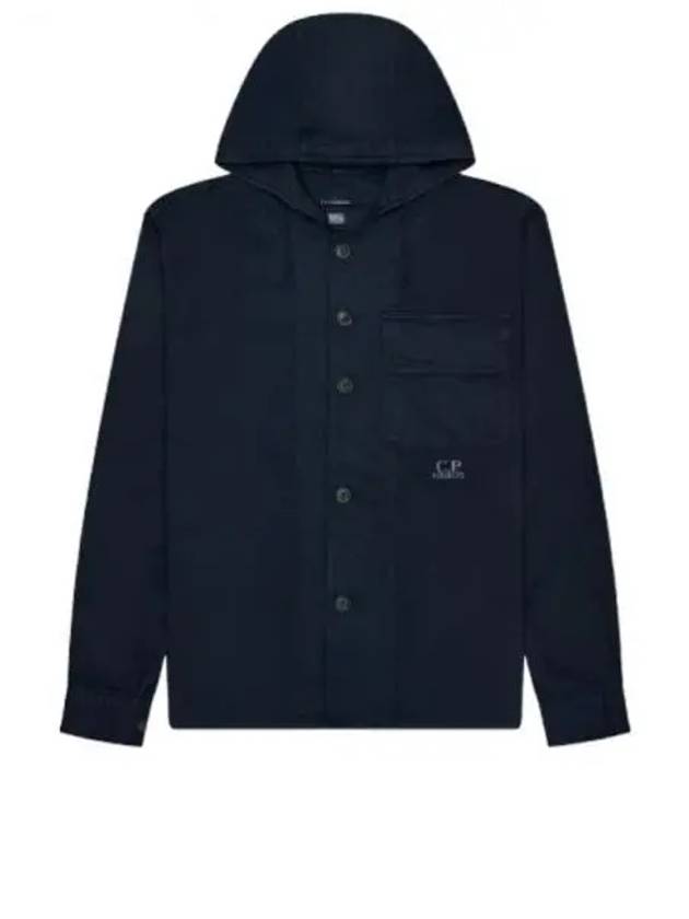 Armored Stretch Satin Overshirt Hooded Jacket Black - CP COMPANY - BALAAN 2