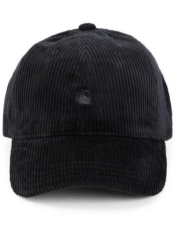 Harlem Logo Ball Cap Black - CARHARTT WIP - BALAAN 1